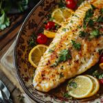 Platija dorada al horno: Secretos para realzar su sabor con hierbas frescas