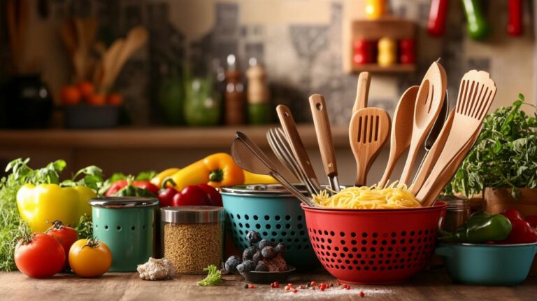 Principales Utensilios para Cocinar Pasta: Coladores y Accesorios Imprescindibles que Transformarán tu Cocina
