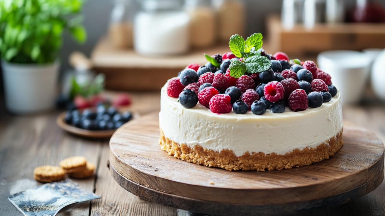 Cheesecake sin hornear vs horneado: receta de cheesecake sin hornear fácil y rápida para principiantes
