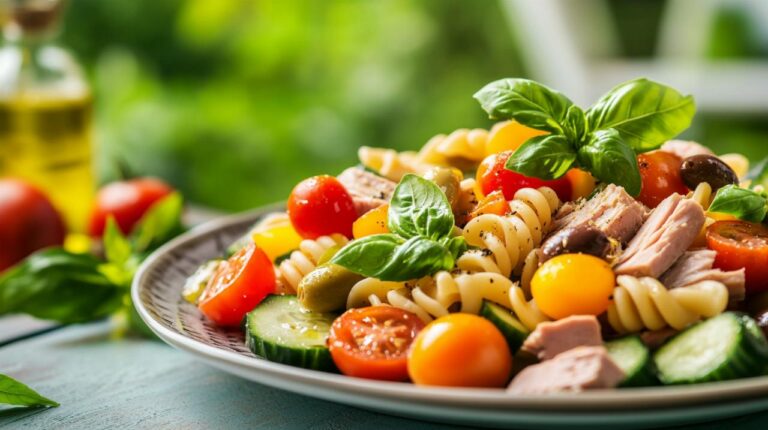 Ensalada de pasta con atún fresca y nutritiva: ¡la receta del sol para tus comidas!
