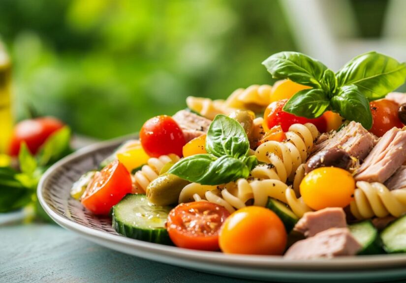 Ensalada de pasta con atún fresca y nutritiva: ¡la receta del sol para tus comidas!