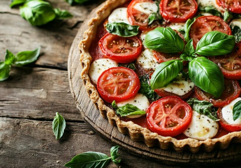 Tartaleta de Tomate y Mozzarella: La Opción Saludable y Rápida que Necesitas