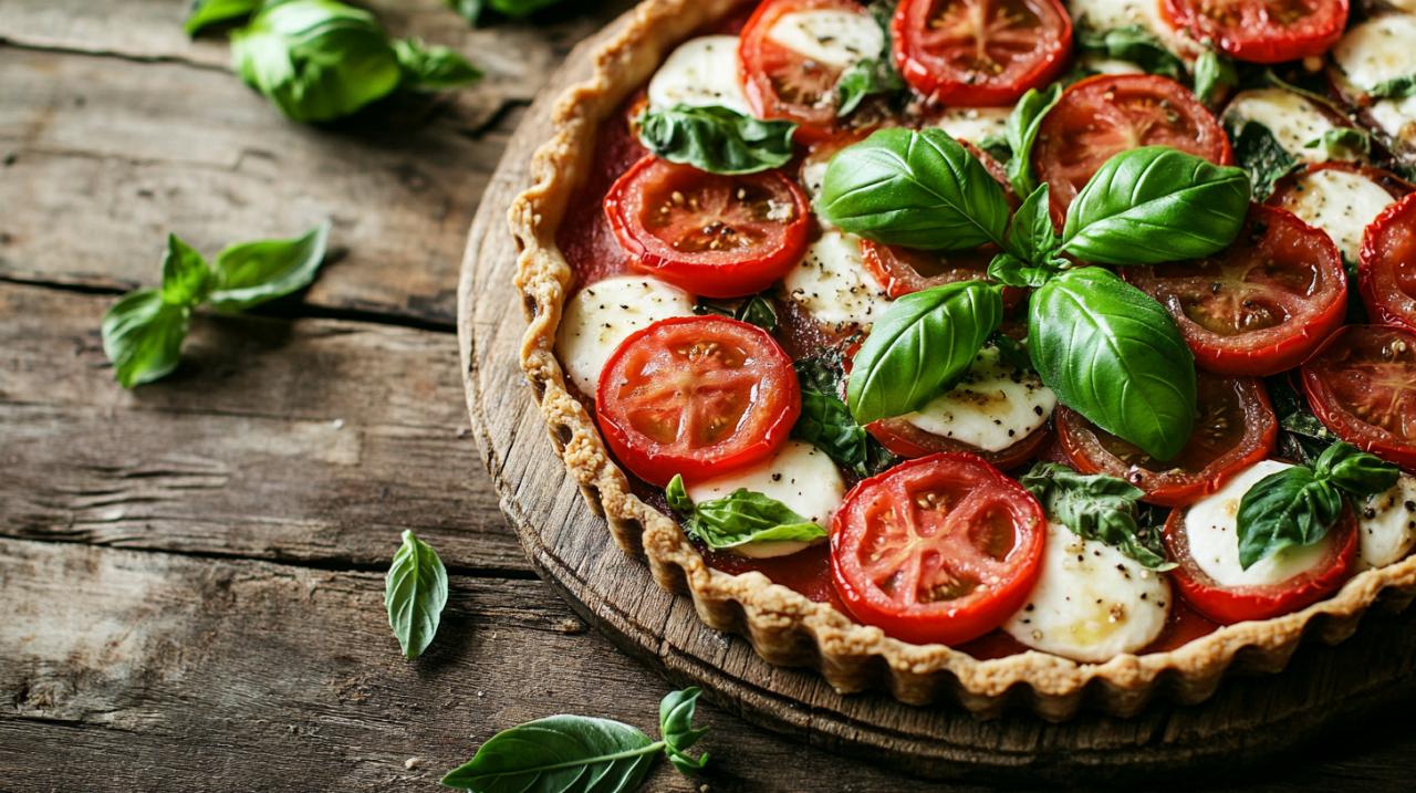 Tartaleta de Tomate y Mozzarella: La Opción Saludable y Rápida que Necesitas