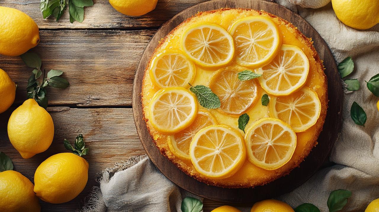 Cómo preparar la receta de pastel de limones confitados: sabores ácidos y dulzura garantizados para bodas y eventos